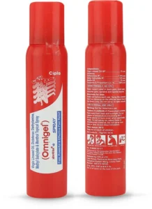 Omnigel Spray by Cipla for Fast Relief from Muscle, Joint, Sprain & Strain Pain