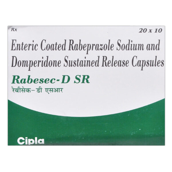 Rabesec DSR Capsule (Rabeprazole + Domperidone) – Relief for Acid Reflux & Heartburn | Buy Online
