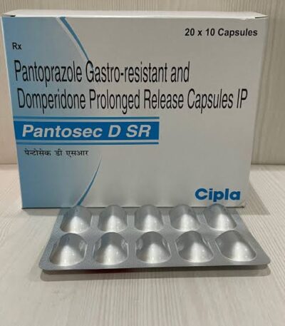 Pantosec DSR Capsule (Pantoprazole 40 mg + Domperidone 30 mg) – Relief from Acid Reflux & Indigestion | Buy Online.