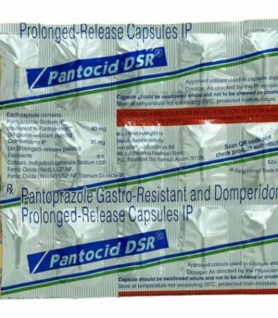 Pantocid DSR Capsule (Pantoprazole 40 mg + Domperidone 30 mg) – Relief from Acid Reflux & Heartburn | Buy Online at DawaNow