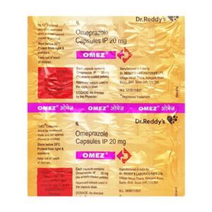 Omez Capsule pack – Omeprazole medicine for acidity, heartburn, and gas relief – Dawanow.in