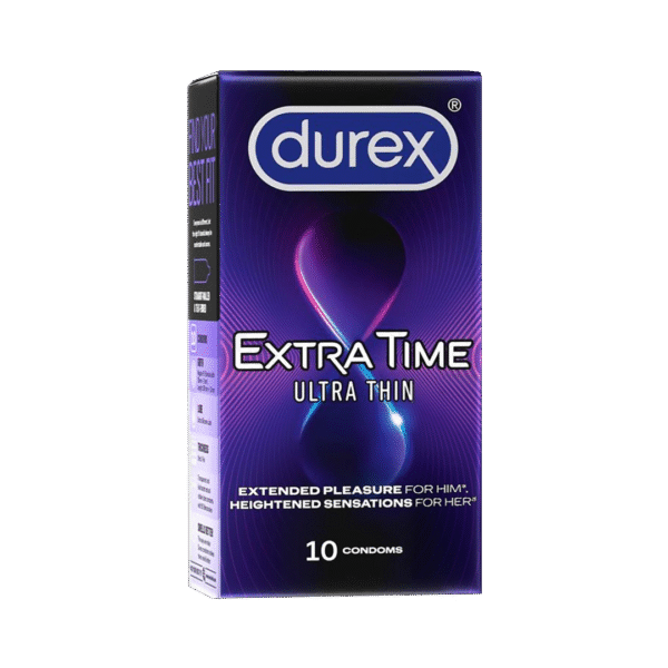 Durex Extra Time Ultrathin Condoms – 10’s