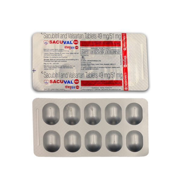 Sacuval 100 mg Tablet