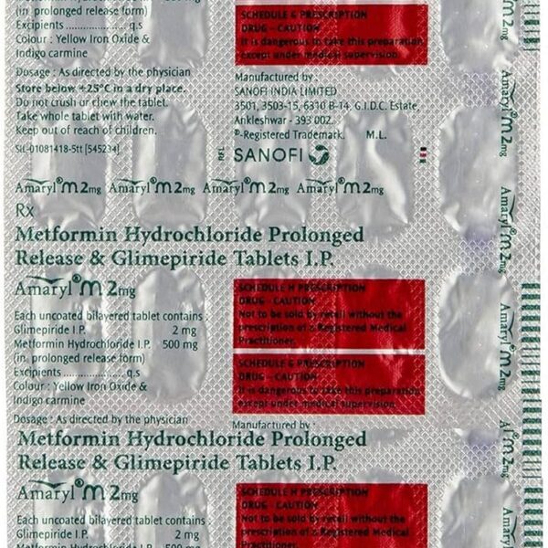 Amaryl M2 Tablet