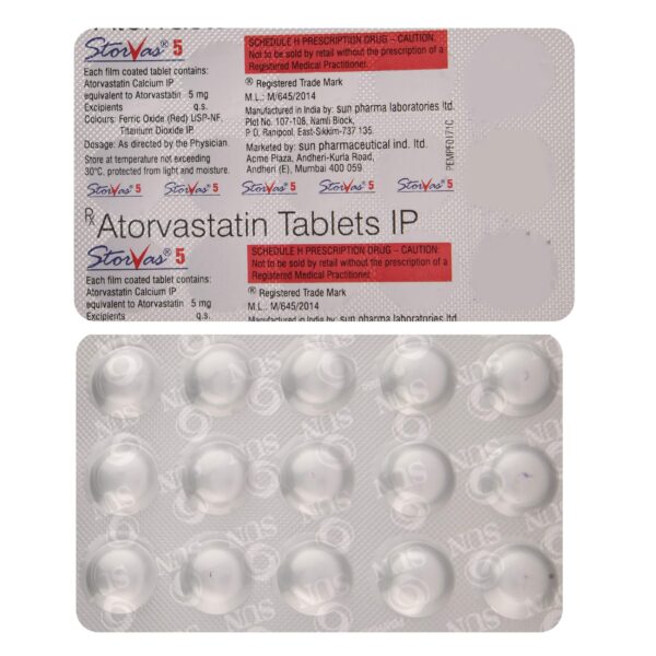 Storvas 5 mg Tablet