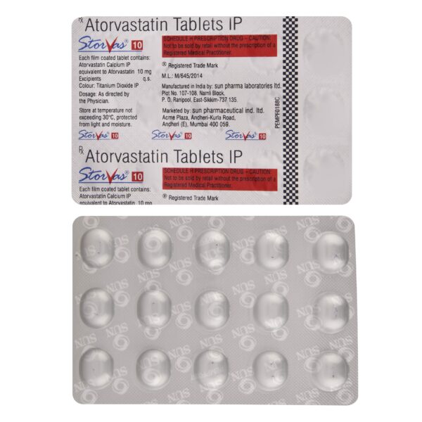 Storvas 10 mg Tablet
