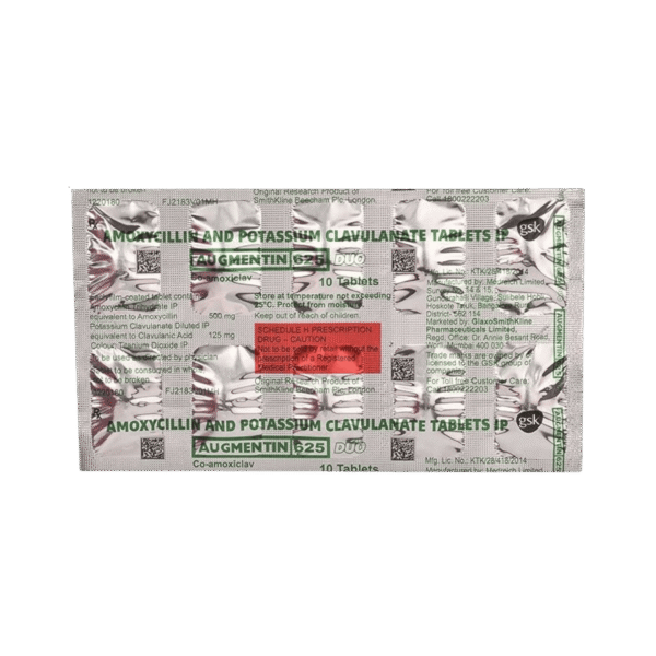 Augmentin 625 Duo Tablet