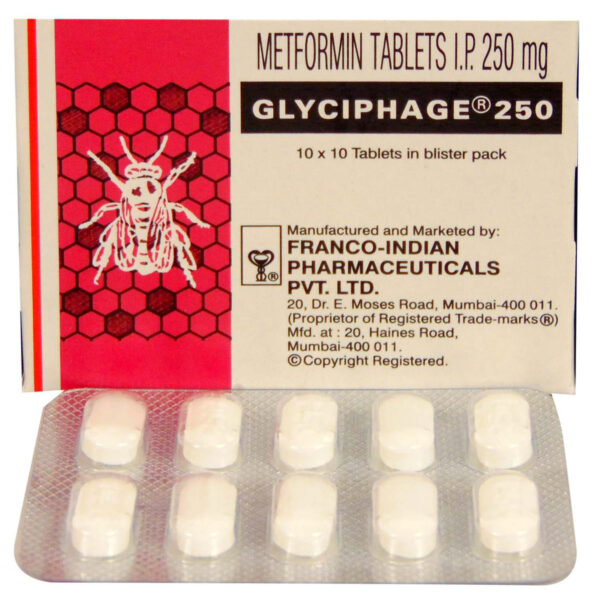 Glyciphage 250 mg Tablet