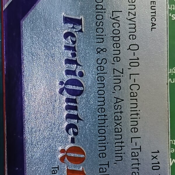 Fertiqute Q10 Tablet | Coenzyme Q10, Antioxidants & Fertility Support Supplement