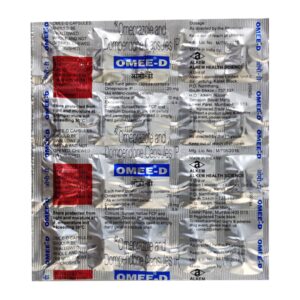 Omee D Capsule pack – Omeprazole and Domperidone capsule for acidity, gas, and heartburn relief – Dawanow.in