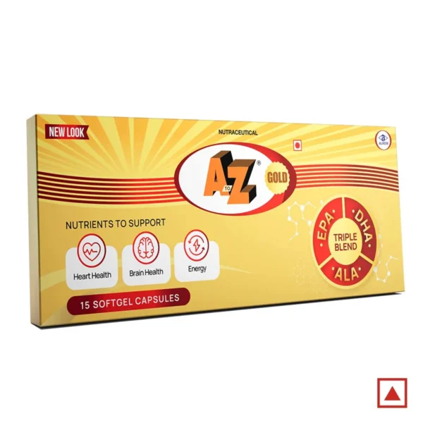 A to Z Gold Capsule – Advanced Multivitamin & Multimineral with Omega-3 & Antioxidants
