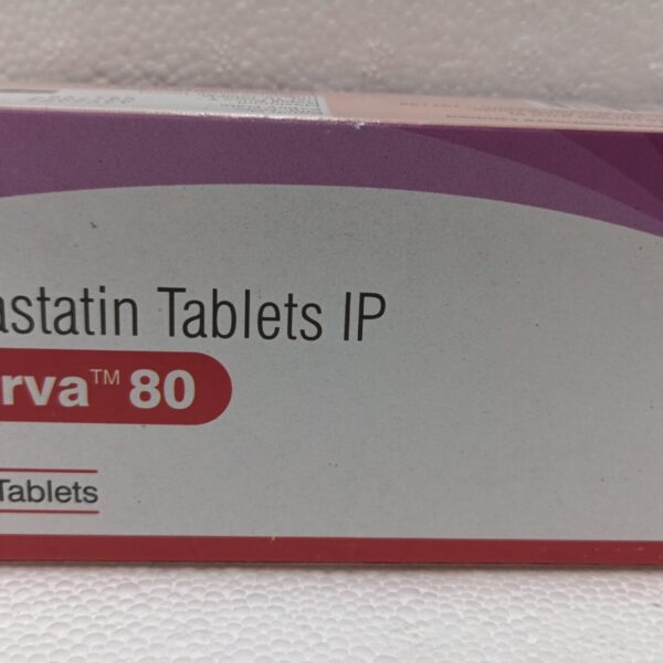 Atorva 80 mg Tablet – High Strength Atorvastatin for Cholesterol & Heart Health Support