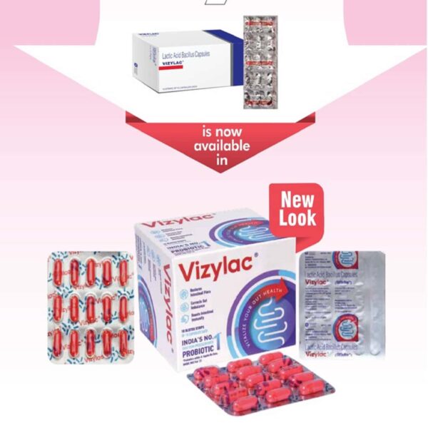 Vizylac Capsule | Probiotic Supplement for Gut Health & Immunity