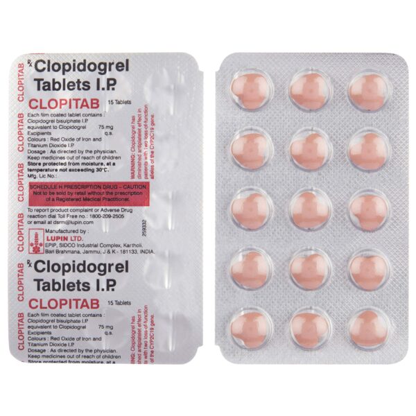 Clopitab 75 mg Tablet