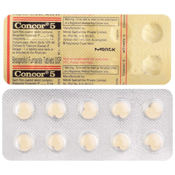 Concor 5 mg Tablet