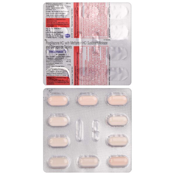 Triglynase 2 mg Tablet