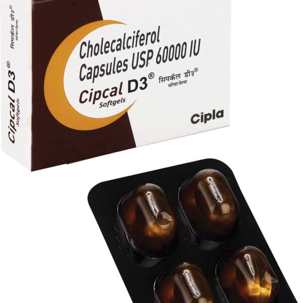 Cipcal D3 60K Softgel Capsule