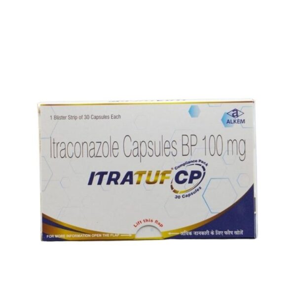 Itratuf CP 100 mg Capsule (Itraconazole 100 mg)