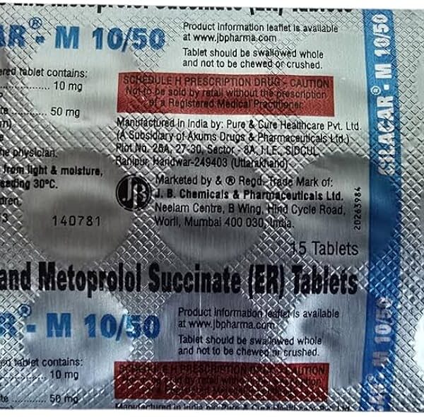 CILACAR-M 10/50 mg Tablet