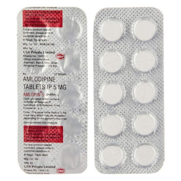 Amlopin 5 mg Tablet
